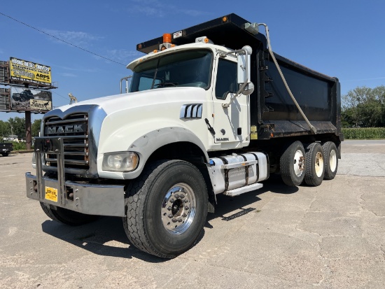 2011 Mack GU713 Granite Conventional Triple Axle Dump Truck