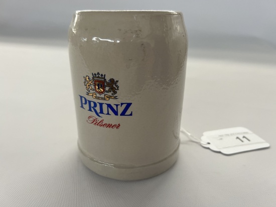 Vintage Bayern Meister Bier Prinz Pilsner Beer Stein - German Brewery
