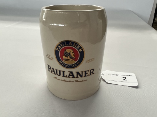 Vintage Paulaner Beer Stein - German Brewery