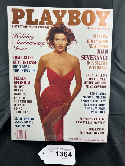 Playboy January 1990 - Photos by Andy Warhol - Andrew Dice Clay - Tom Cruise Interview