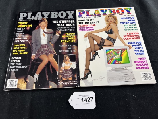 Playboy March, April, August & October 1996