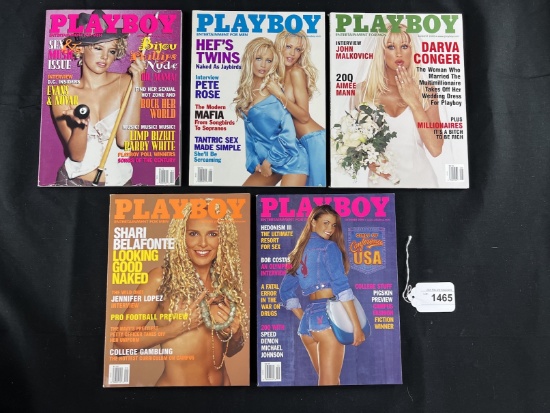 Playboy April, May, August, September & October 2000