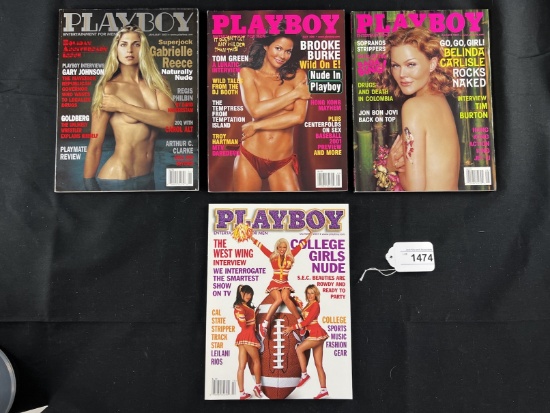 Playboy January, May, August & October 2001