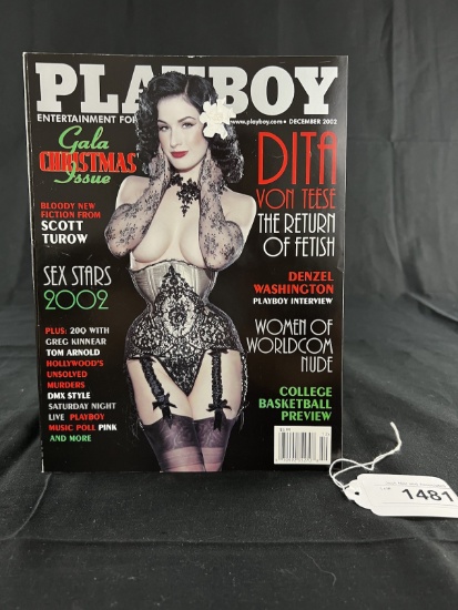 Playboy December 2002 - Denzel Washington - Beyonce Knowles - Jennifer Lopez