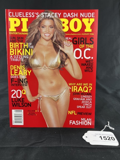 Playboy August 2006 - Iraqi War - Cul-De-Sac by J. Robert Lennon - Stacey Dash (Clueless)