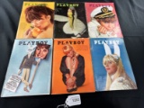 Playboy February, May, August, September, October & November 1966