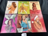 Playboy February, April, May, June, September & December 1970