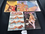 Playboy March, August, September, October & November 1974