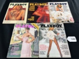 Playboy February, March, April, May, June, July & August 1976