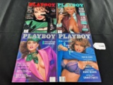 Playboy February, March, April, June, July, August, October & November 1987