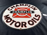Champlin Motor Oils Porcelain Side