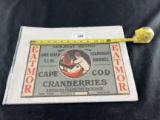 Eatmor Cape Cod Cranberries Paper Advertisement