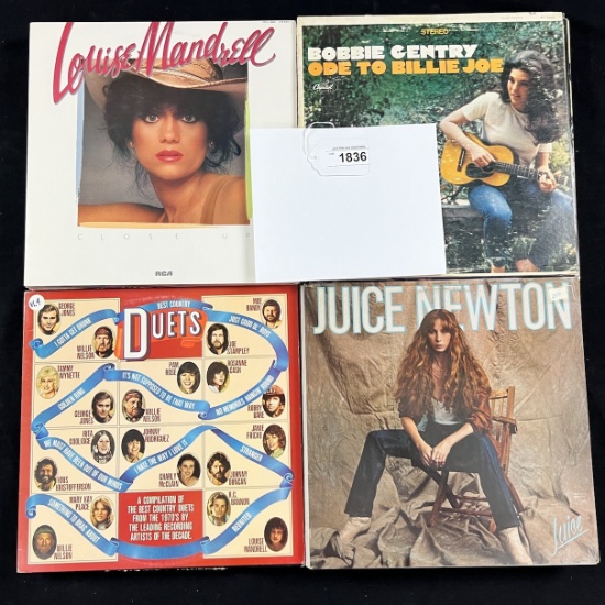 (34) Female Country Singer / Country Compilation ( Vinyl Records / Albums )