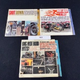 (3) Hot Rod Compilation ( Vinyl Records / Albums )