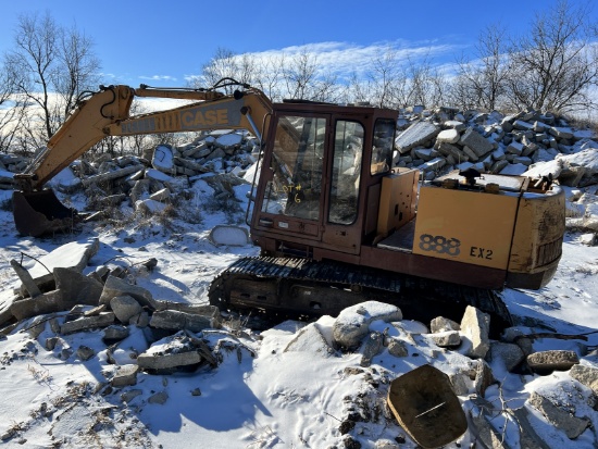 Case 888 Hydraulic Track Type Excavator