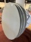 (5) Mity-Lite 6 Ft. Round Banquet Tables