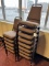 (13) Padded Seat & Back Stacking Chairs