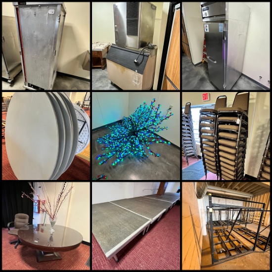 Omaha Event Space Equipment Online Only Auction