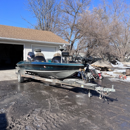 1995 Bentz Craft 18 Ft. Fishing Boat