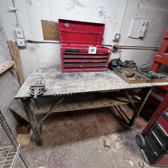 Steel Work Bench & Tool Box