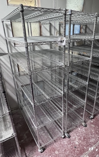 (2) Wire Shelf Units