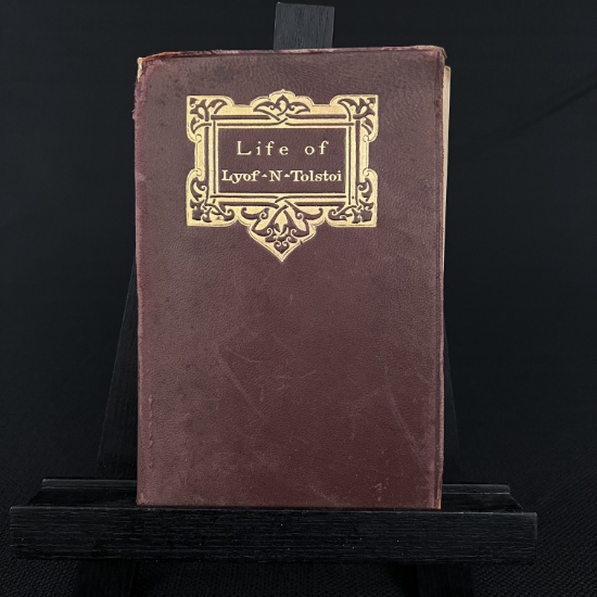 Life of Lyof N Tolstoi Leather Bound Book