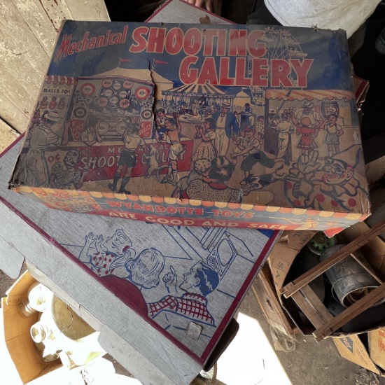 Antique Shooting Gallery Game