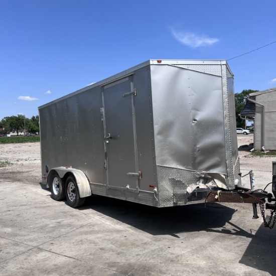 2016 RC Trailers RMT 7X16TA2 16 ft Enclosed Trailer