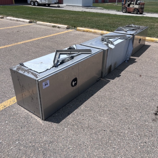 (3) Buyers Aluminum Toolboxes