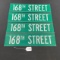 168th Street Signs