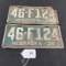 1934 Nebraska License Plates