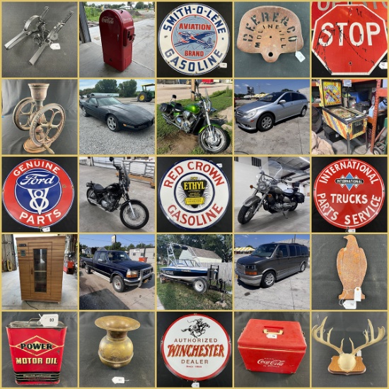 Catalog #1-Vehicles, Motorcycles & Signs Auction