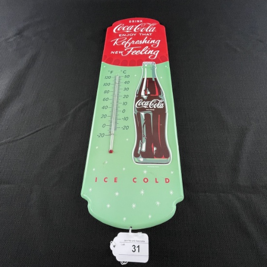 Coca-Cola Embossed Wall Thermometer