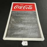 Coca-Cola Metal Menu Board