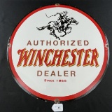 Winchester Dealer Porcelain Sign