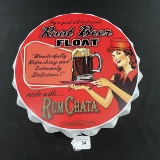 Reproduction Rum Chata Root Beer Float Bottle Cap Sign