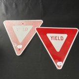 Yield Road Signs