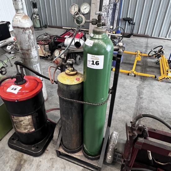 Large Acetylene Torch Cart