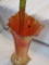 Northwood carnival glass vase