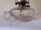 Antique Mantle / Table Gas Kerosene Lamp