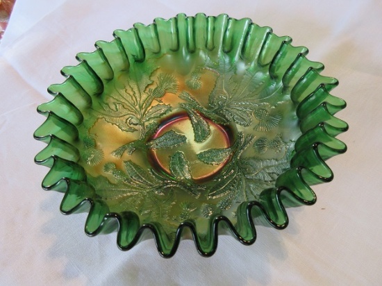 Fenton carnival glass bowl