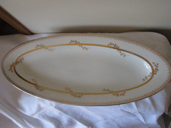 Fischer & Mieg 26" china oval platter