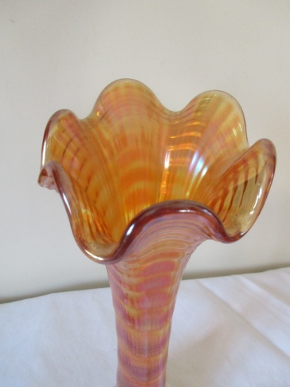 Imperial ripple marigold vase