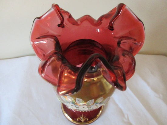 Egermann Ruby Red Vase