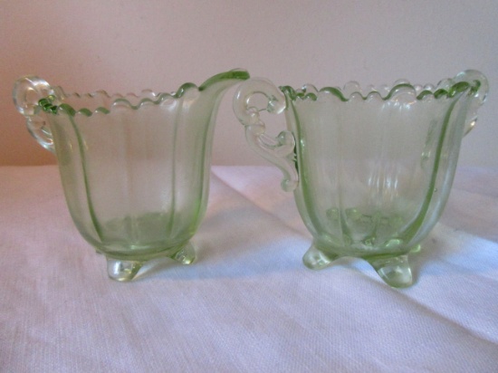 Cambridge Martha green cream & sugar