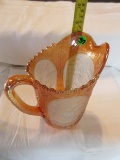 Imperial carnival glass pitcher