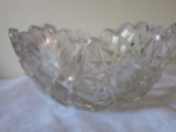 Vintage cut crystal bowl