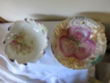 Rose china serving bowls (2)