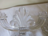TWO Vintage 2 light candleabra