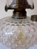 Antique mantle / table oil kerosene lamp